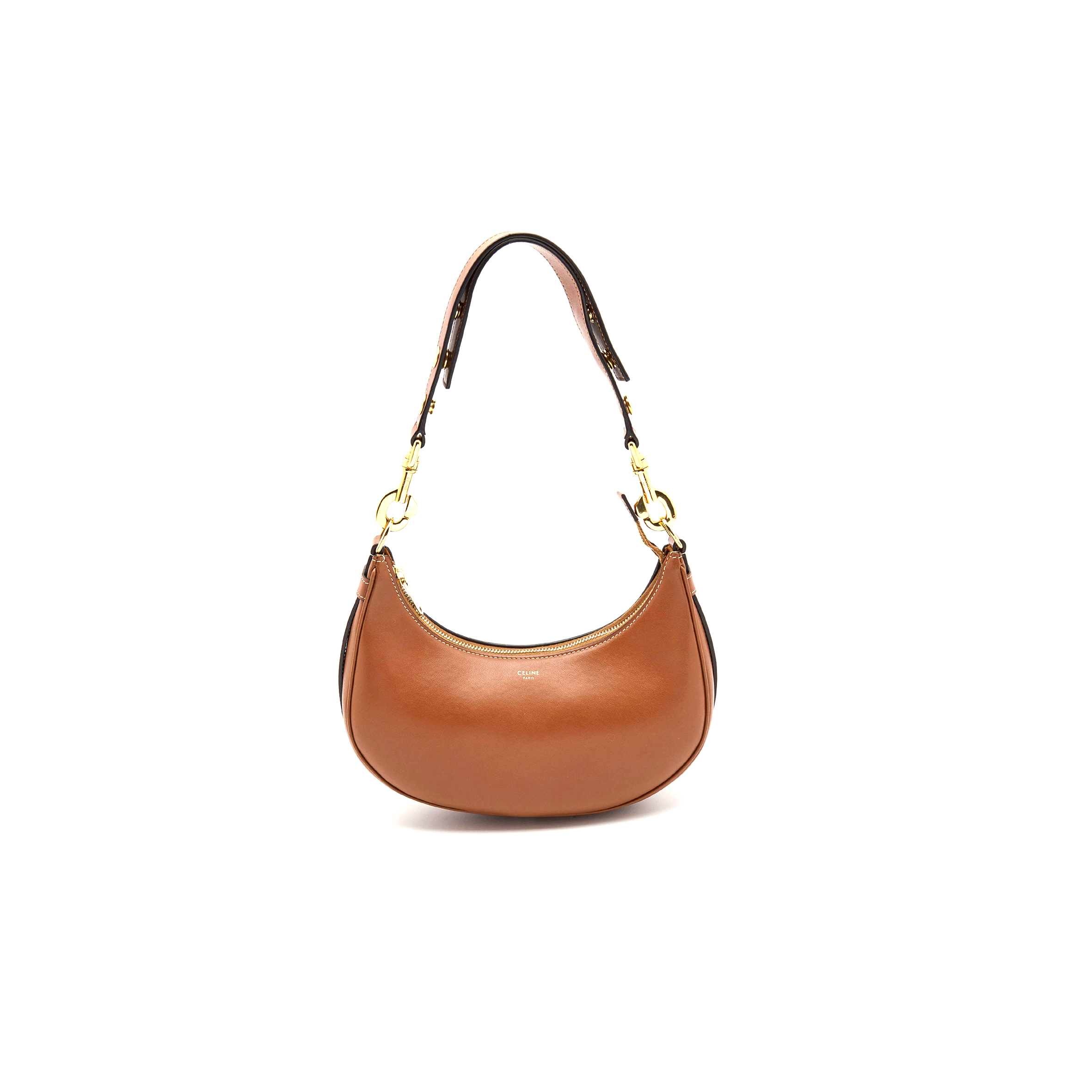 Ce**e medium shoulder bag in ava strap smooth cowhide 196923dgq.04lu (24*13*7cm)